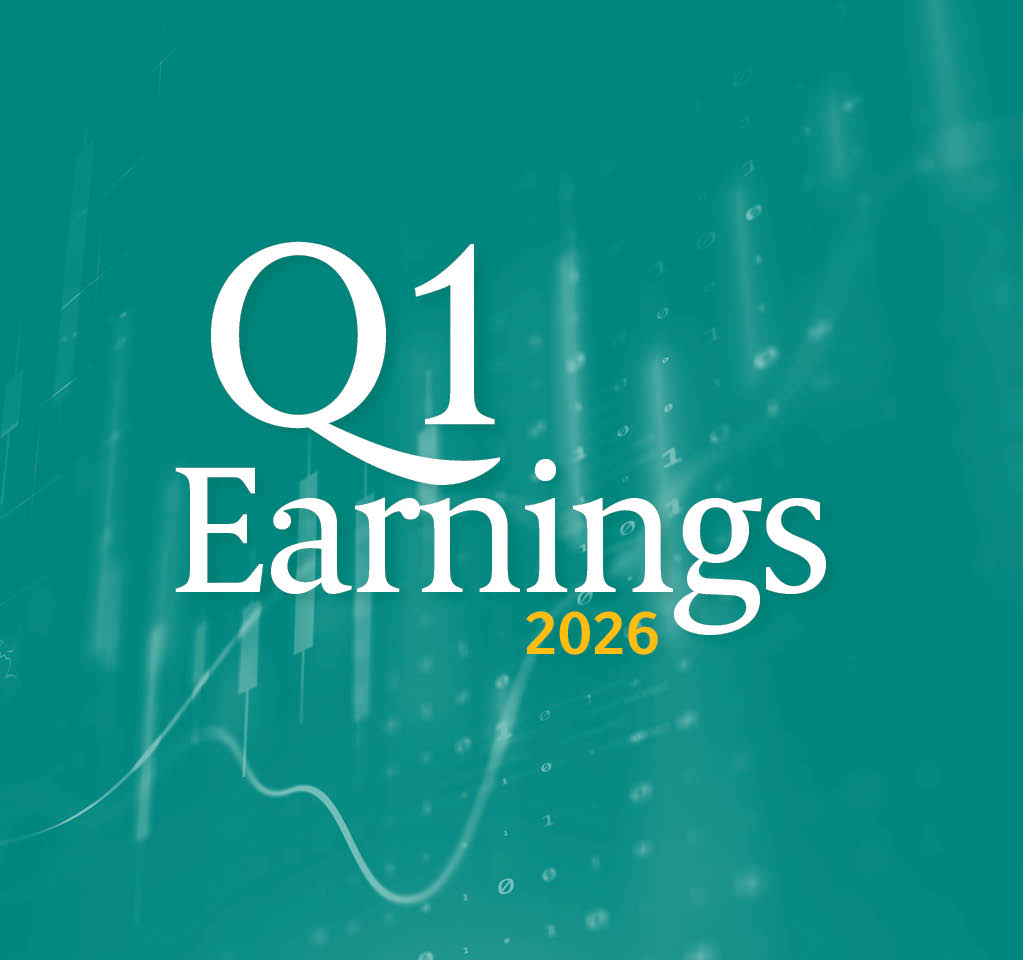 Q1 Earnings 2026 Financial Report Graphic
