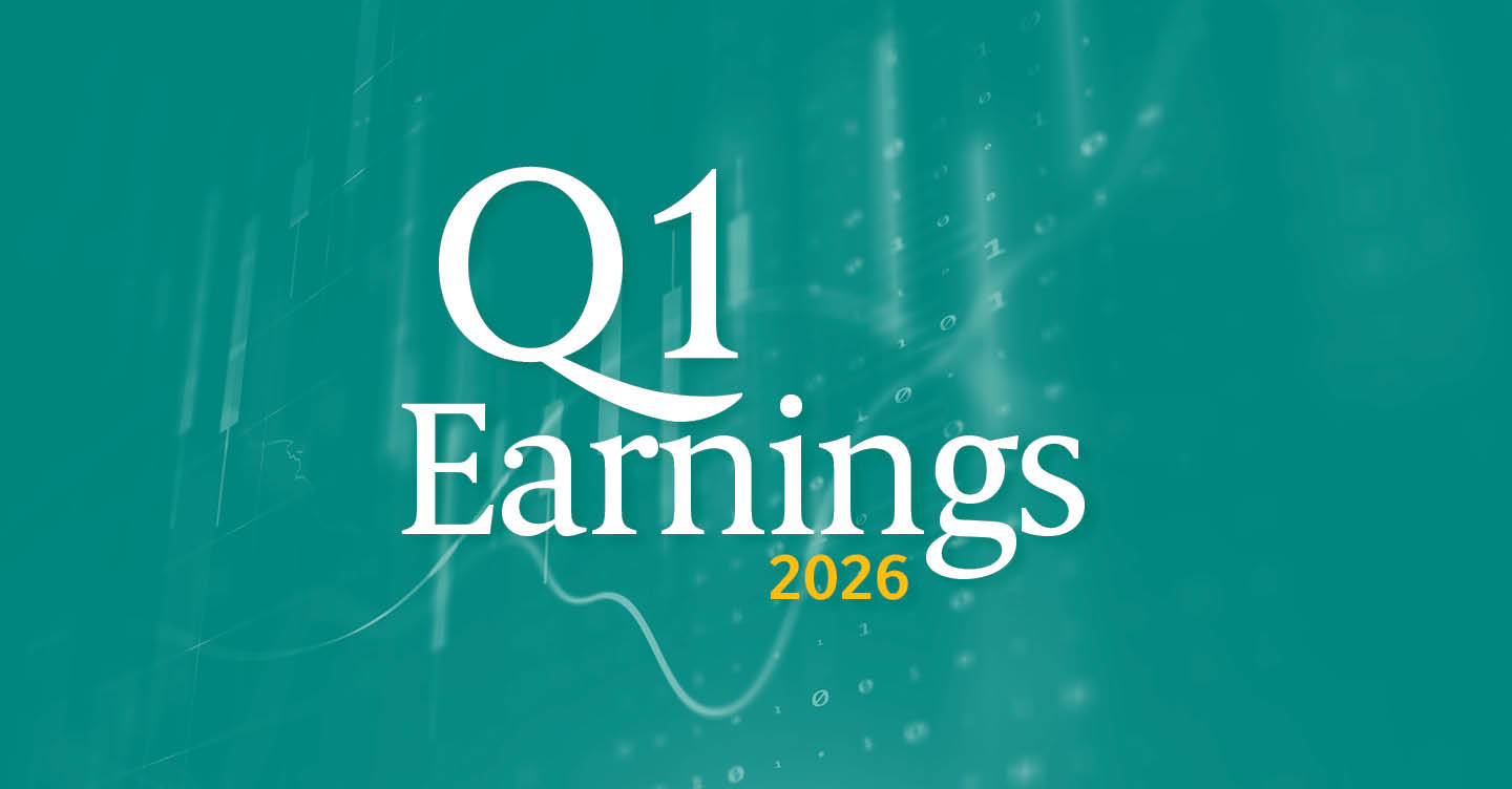 Q1 Earnings 2026 Financial Report Graphic