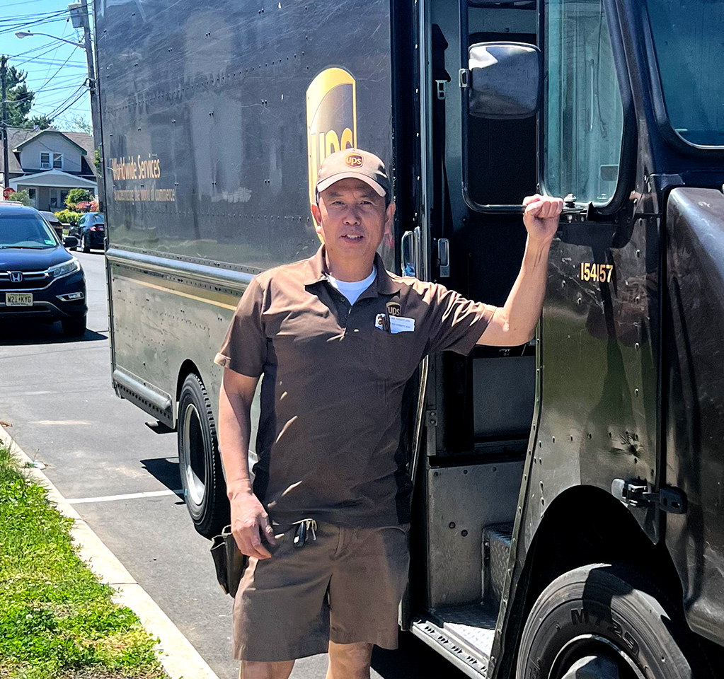 UPS driver Giap Nguyen proudly embodies resilience and resolve