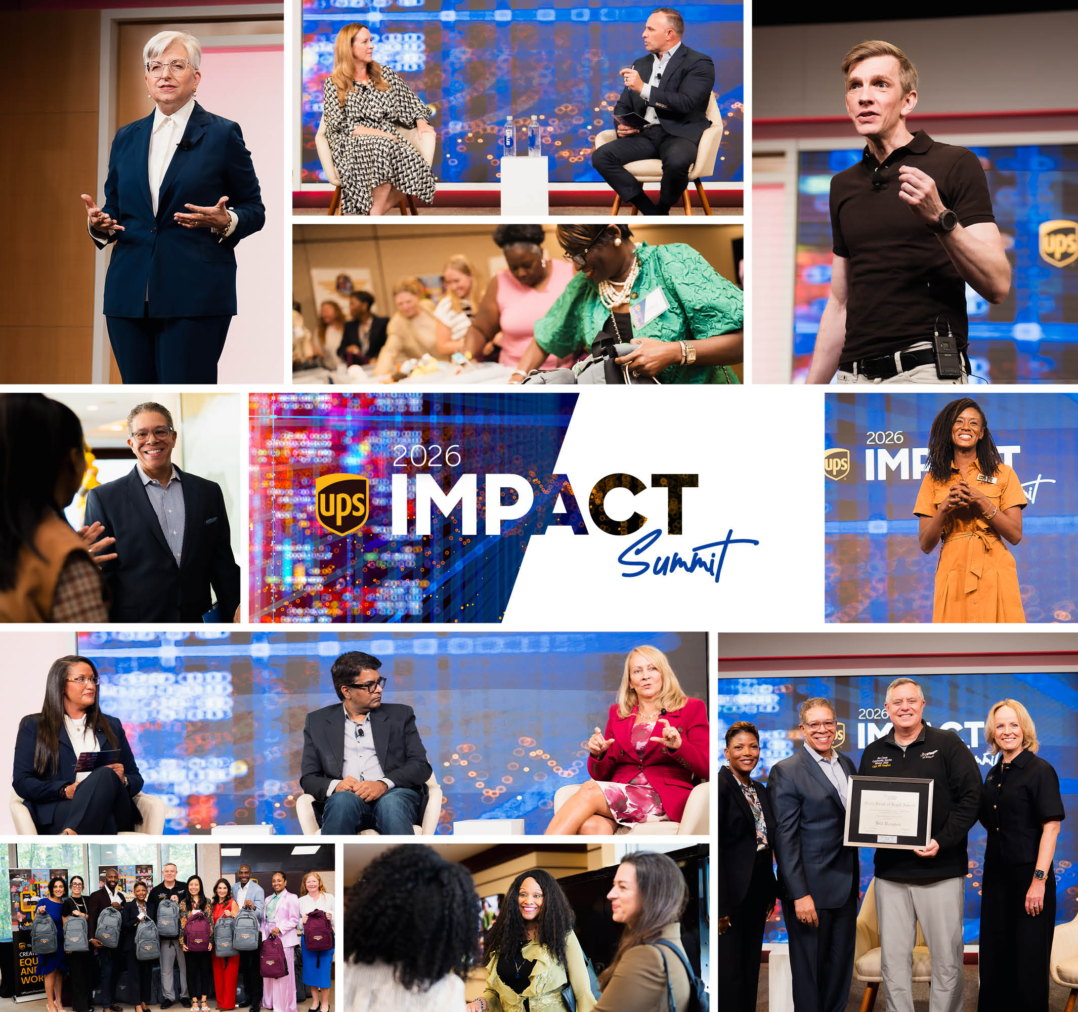 UPS Impact Summit event speakers and attendees
