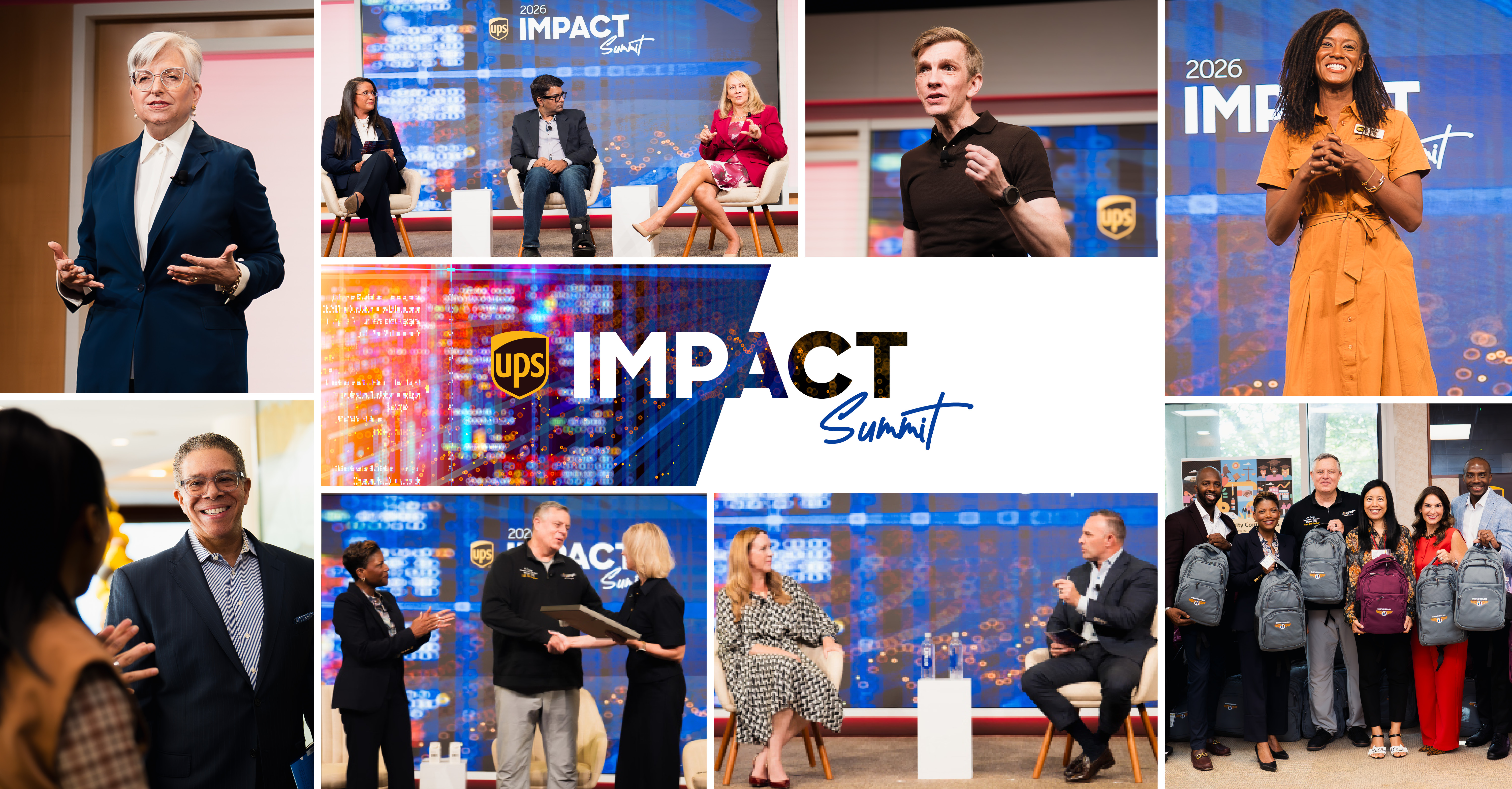 UPS Impact Summit event speakers and attendees