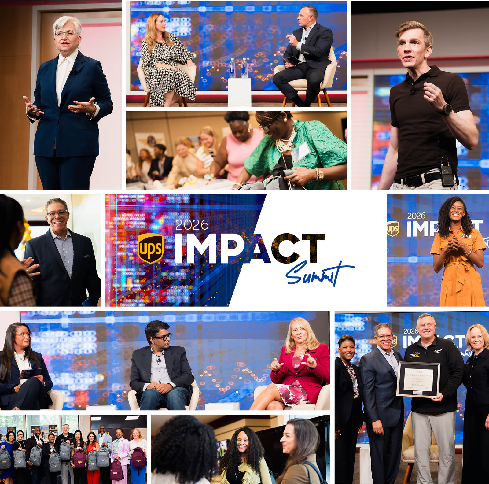 UPS Impact Summit event speakers and attendees