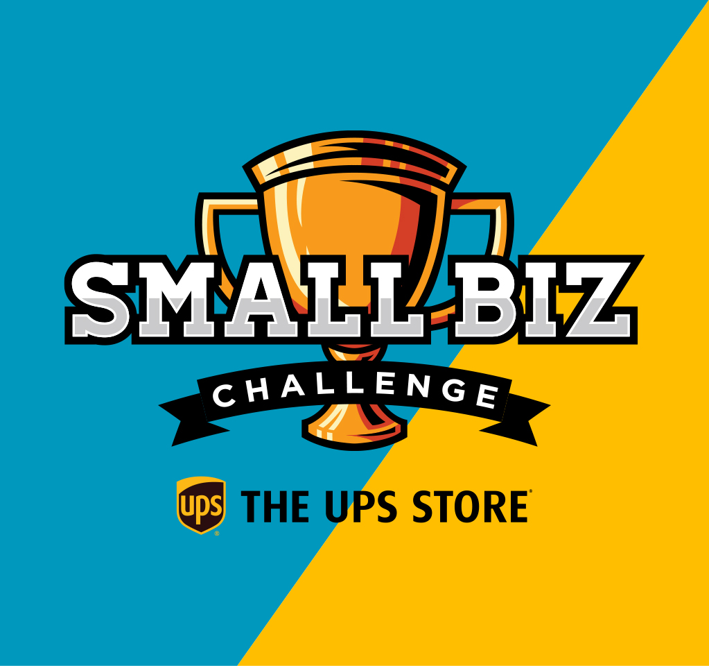 Small Biz Challenge Trophy Graphic with UPS Store