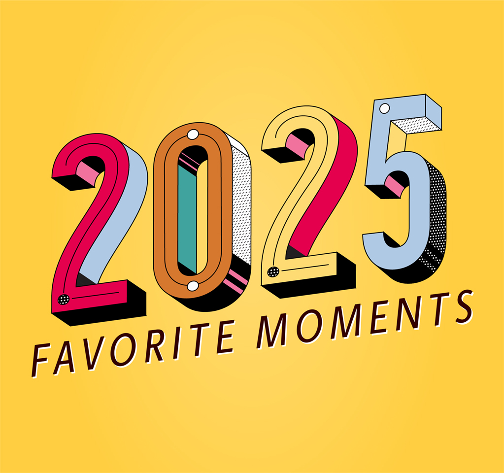 2025 Favorite Moments Graphic Design