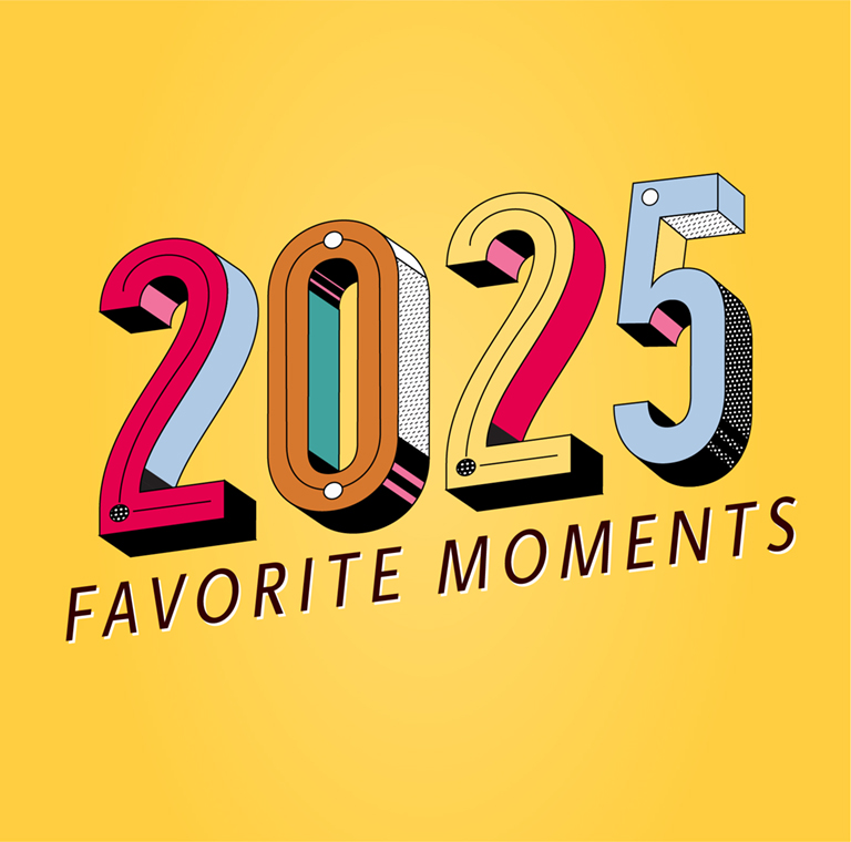 2025 Favorite Moments Graphic Design