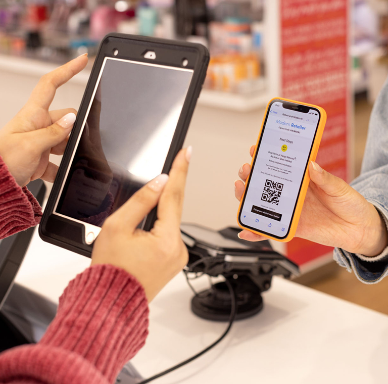 Contactless Mobile Payment at Retail Checkout Counter