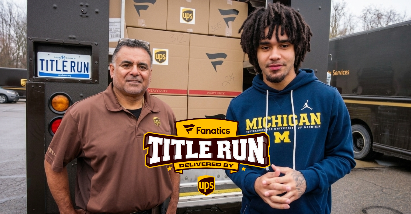 Fanatics Title Run delivered by UPS