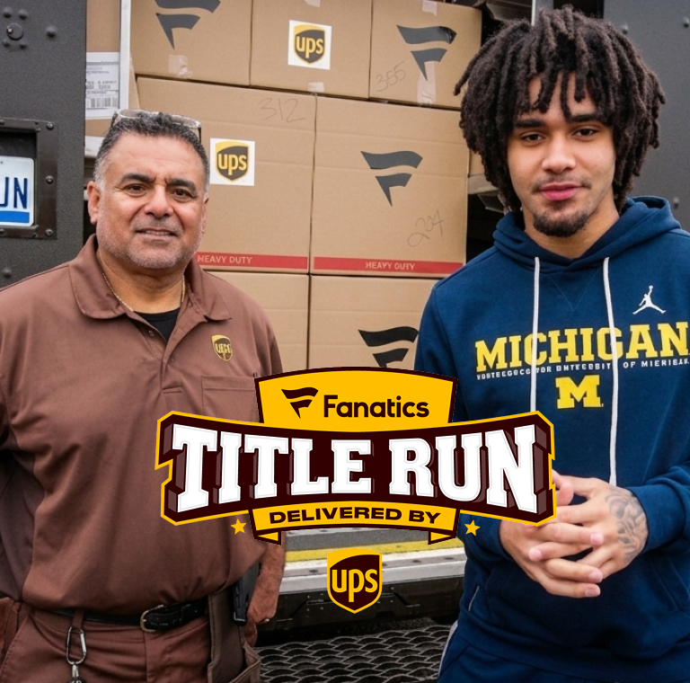 Fanatics Title Run delivered by UPS